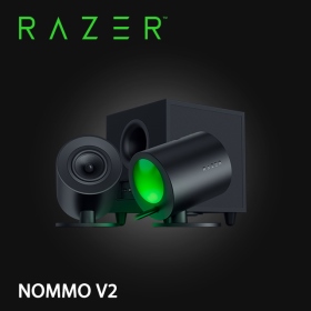 Razer Nommo V2 天狼星 喇叭/有線-藍牙5.3/2個3吋全音域驅動單體/虛擬7.1/1個5.5吋重低音/Rgb
