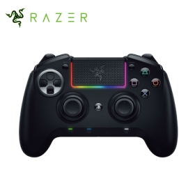 雷蛇Razer Raiju Ultimate 颶獸終極版 PS4無線把手/適合PS4.PC/藍牙/有線連接/可替換的搖桿和方向鍵/RGB
