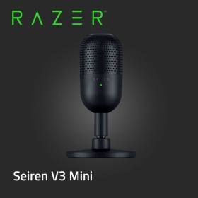 Razer Seiren V3 Mini 魔音海妖 麥克風（黑）/電容式/超心型指向收音模式/內建防震器