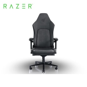Razer Iskur V2 電競椅（布織灰）/首創可調式腰部支撐系統/自調式座椅/4D扶手/含頭枕