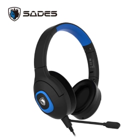 SADES Shaman 薩滿 耳機麥克風【SA-724】黑/有線/30mm/3.5mm/保護聽力的專業耳機