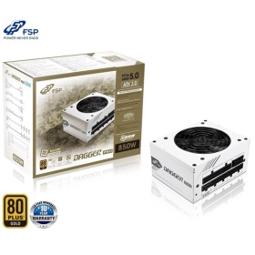 全漢 金鋼彈 850W ATX3.0(PCIe 5.0) 白色/雙8/金牌/全模/全日系/10年保【SFX規格】