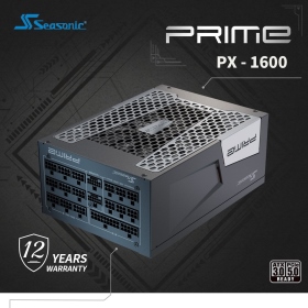 海韻 PRIME PX-1600 ATX3.0(1600W) 雙8/白金/全模組/PCIe 5.0/12年保