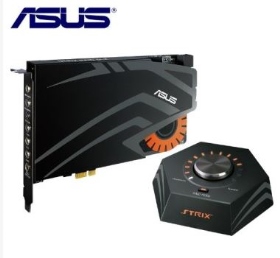 華碩音效卡 STRIX Raid DLX PCI-E介面/訊噪比:124db/7.1/光纖/線