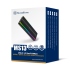 銀欣 MS13 M.2 NVMe/SATA 固態硬碟外接盒 Type-C/鋁合金/10Gbps/RGB