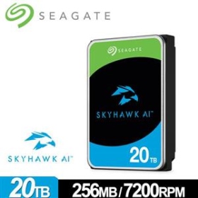 Seagate 20TB【監控鷹】(256M/7200轉/五年保/3年 Rescue)(ST20000VE003)