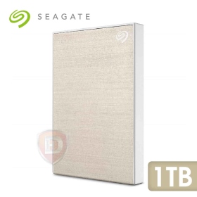 Seagate Backup Plus Slim 1TB(香檳金)【2.5吋外接】(U3.1 Gen1/三年)(STHN1000404)
