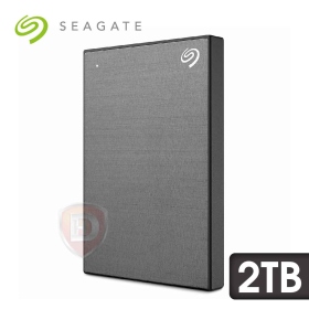 Seagate Backup Plus Slim 2TB(太空灰)【2.5吋外接】(U3.1 Gen1/三年)(STHN2000406)