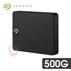 Seagate Expansion 500GB 外接SSD(黑)(USB3.0/三年)(STJD500400)