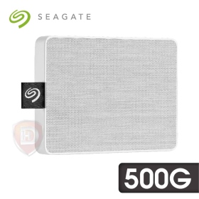 Seagate One Touch 500GB 外接SSD(晨霧白)(USB3.0/三年)(STJE500402)