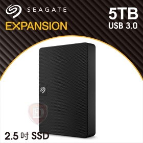 Seagate Expansion 5TB【2.5吋外接】(USB3.0/三年保.三年救援)(STKM5000400)
