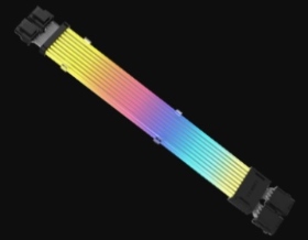 聯力 Strimer Wireless CPU 2×8-PIN 發光線(PW8-1W-CPU) 需搭配控制器