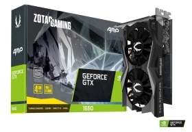 ZOTAC GAMING GTX1650 AMP 4G D6(T16520D-10L)(1650MHz/16.24cm/註五年/雙風扇)
