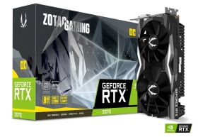 ZOTAC RTX2070 OC MINI 8G(T20700F)(1650MHz/21.1cm/註四年) 雙風扇