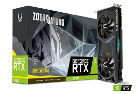 ZOTAC RTX2080 8G(T20800G-10P)(1710MHz/26.8cm/註四年)