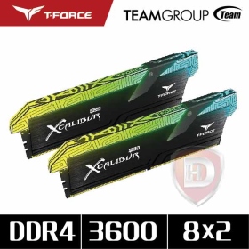 Team十銓 XCALIBUR RGB DDR4-3600(8G*2)桌上型記憶體(圖騰版)
