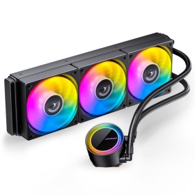 喬思伯 TG-360 黑色版 /A.RGB/隱藏式理線/可旋轉LOGO/厚:5.2cm/3年【WXHZ】