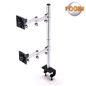 FOGIM TKLA-6032C3(雙螢幕)(夾桌)(懸臂式)承載20KG/台製終保