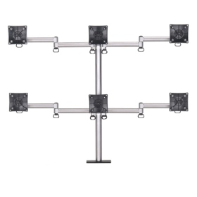 FOGIM TKLA-6036-C1-S(六螢幕)(夾桌)(懸臂式)承載32KG/台製終保