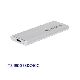 【PS4可用】【Transcend 創見】ESD240C 480G 行動固態硬碟 支援 USB 3.1 AC 金屬外殼 新風尚潮流
