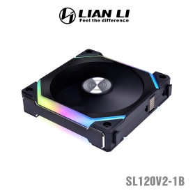聯力 UNI FAN SL120 V2 積木扇(黑) 12cm/單顆裝/A.RGB/2年保
