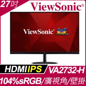 ViewSonic VA2732-h(1A1H/4ms/IPS/75Hz/無喇叭) 抗藍光.零閃屏