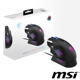 ｛微星 Versa Pro Wireless｝三模無線電競滑鼠/有線/2.4g/藍牙/2