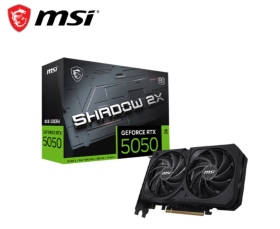 微星 RTX5050 8G SHADOW 2X OC(2617MHz/20cm/雙風扇/註冊四年保)