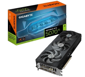 技嘉 RTX5070Ti EAGLE OC SFF 16G(2542MHz/31cm/三風扇/註五年)