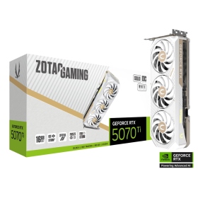 ZOTAC RTX5070Ti SOLID CORE OC White Edition(2482MHz/31cm/註