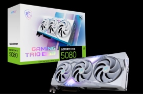 微星 RTX 5080 16G GAMING TRIO OC WHITE /std:2715MHz/三風扇/