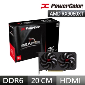 撼訊 RX9060XT 16G-A 遊蕩者Reaper(3230MHz/22cm/雙風扇/三年保