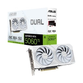 華碩 DUAL-RTX5060TI-O8G-WHITE(2632MHz/23cm/雙風扇/註冊四年