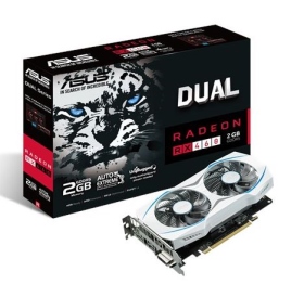 華碩 DUAL-RX460-O2G(2G GDDR5)(註冊四年保固)20.4cm