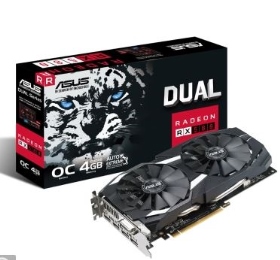 華碩 DUAL-RX580-O4G 雪原豹(1360MHz/24.2cm/註冊四年)