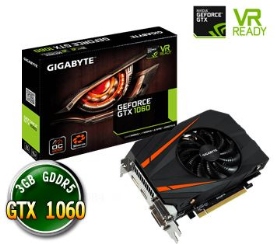 技嘉 GTX1060 Mini ITX OC 3G mini版(N1060IXOC-3GD)(1746MHz/16.9cm/註四年)