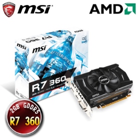 微星 R7 360 2GD5 OC(2G GDDR5)16.5cm