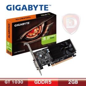 技嘉 GT1030 Low Profile 2G(1468MHz/GDDR5/15cm/風扇版)