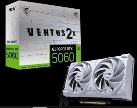 微星 RTX5060 8G VENTUS 2X OC WHITE 純白(2535MHz/20cm/雙風扇/