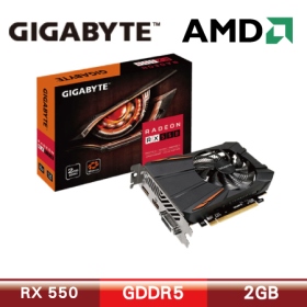 技嘉 RX550D5-2GD(1195MHz/SP:512/17cm/三年保)