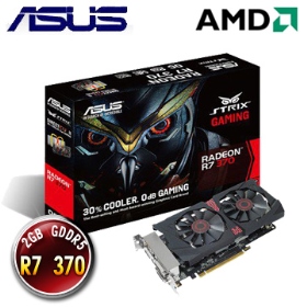 華碩 STRIX-R7370-DC2OC-2GD5-GAMING/22.8cm(獨家8mm熱導管/四年