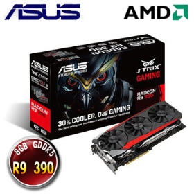 華碩 STRIX-R9390-DC3OC-8GD5-GAMING(8G GDDR5)30cm(完美四年保