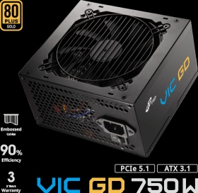全漢 VIC GD 750W (80+金牌/ATX3.1/直出/主日系/3+2年)