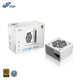 全漢 VITA GM 750W 白色版 雙8/金牌/全模/主日系/ATX3.0(PCIe 5.0)/10年保