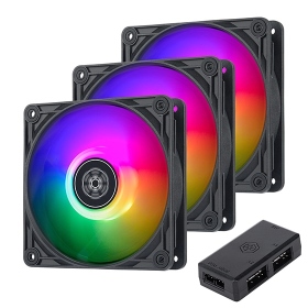 銀欣 VISTA 120 ARGB 風扇組/12cm/三顆裝控制器/A.RGB/12000RPM