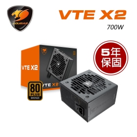 美洲獅 COUGAR VTE X2 700W 銅牌/主日系/DC-DC/5年保
