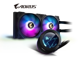 技嘉 AORUS WATERFORCE X 240 鷹神水冷/LCD顯示器/3年(註冊加3年