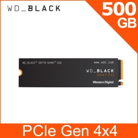 WD 黑標 SN770 500GB/Gen4 PCIe*4/讀:5000/寫:4000/TLC【五年】