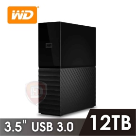 WD My Book 12TB【3.5吋外接】(Type-A/三年保)