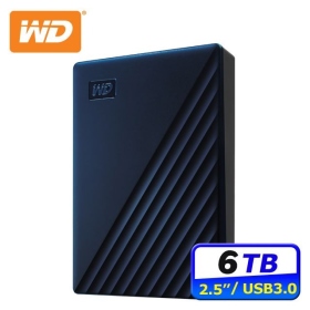 WD My Passport Ultra 6TB(星曜藍)(Type-C/三年保)硬體加密/智能備份